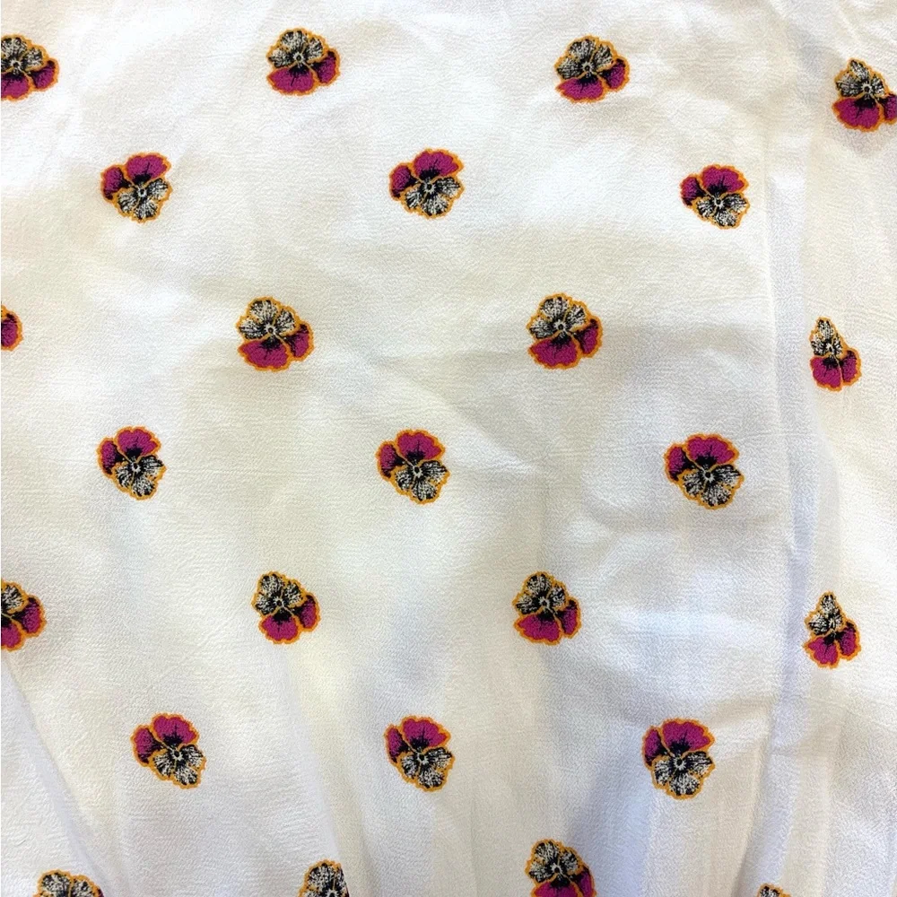 Aritzia Babaton Noel white Floral Midi Dress size 2 - Picture 11 of 13